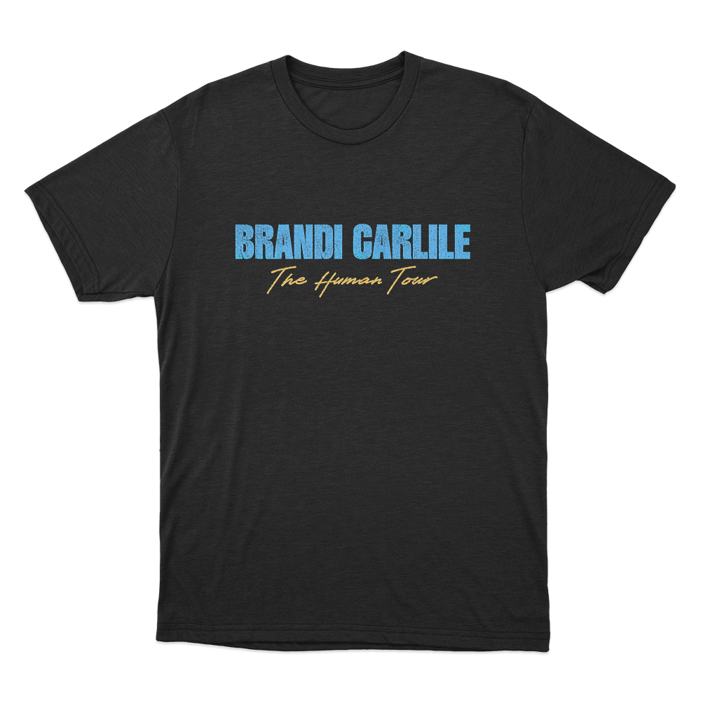Brandi Carlile The Human Tour Unisex T Shirt Black Brandi Carlile The Human Tour Unisex T Shirt Black