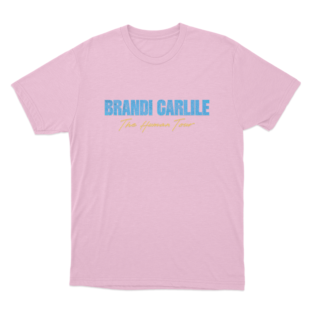 Brandi Carlile The Human Tour Unisex T Shirt Pink Brandi Carlile The Human Tour Unisex T Shirt Pink