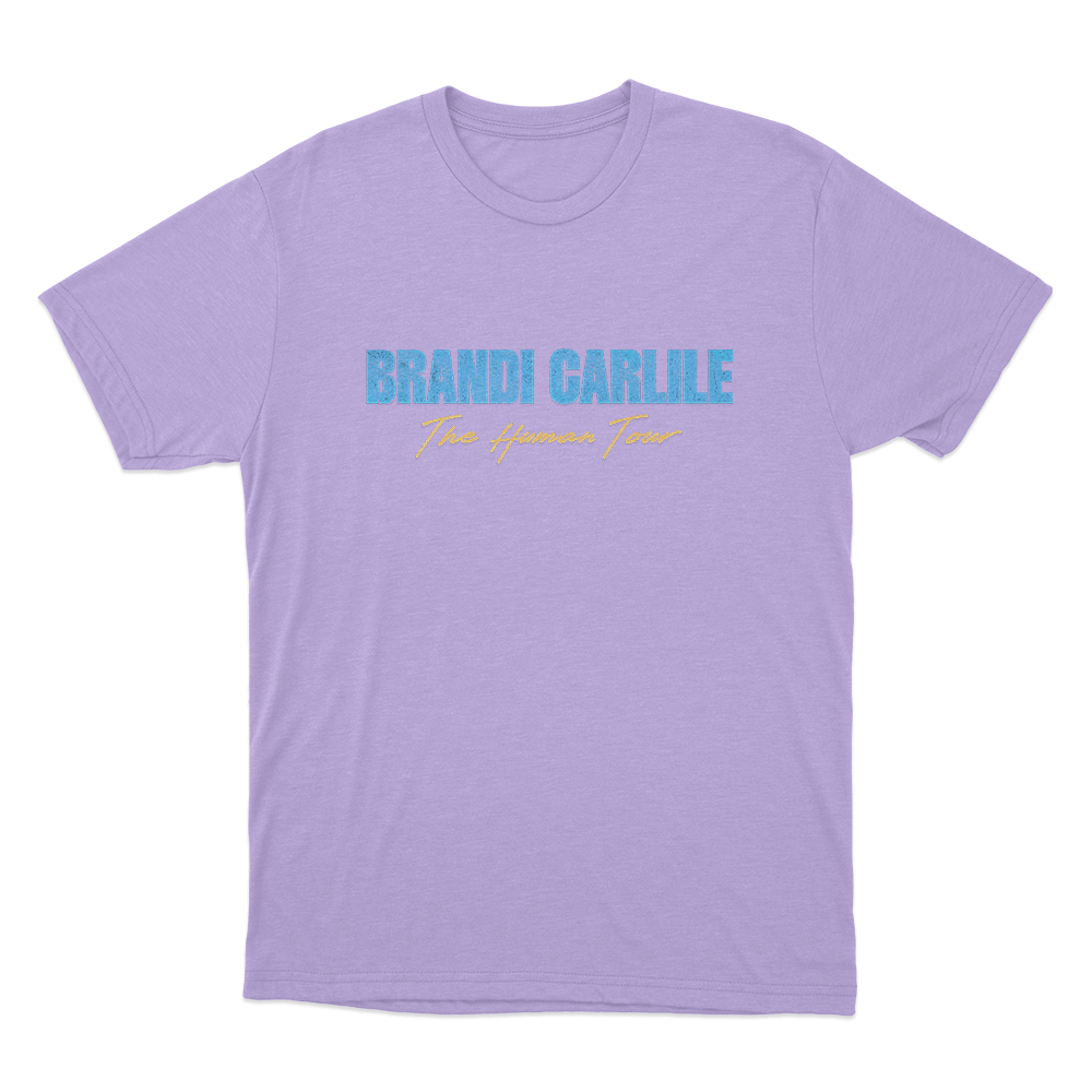 Brandi Carlile The Human Tour Unisex T Shirt Purple Brandi Carlile The Human Tour Unisex T Shirt Purple