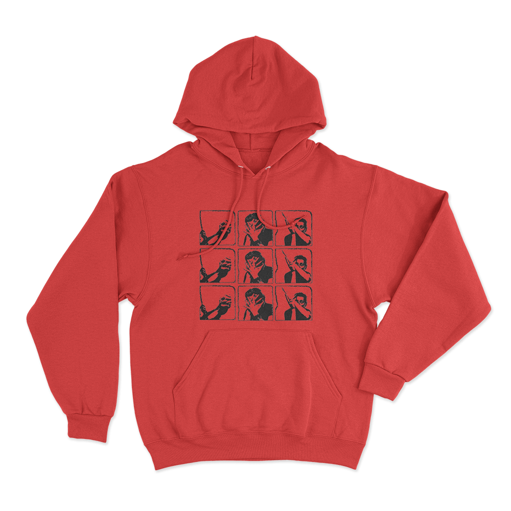 Brandi Carlile Tile Unisex Hoodie Red Brandi Carlile Tile Unisex Hoodie Red